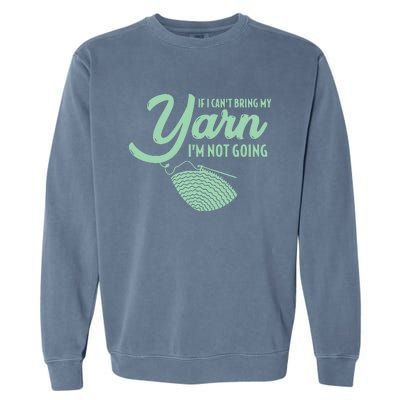 Crocheting Knitting Yarn Garment-Dyed Sweatshirt