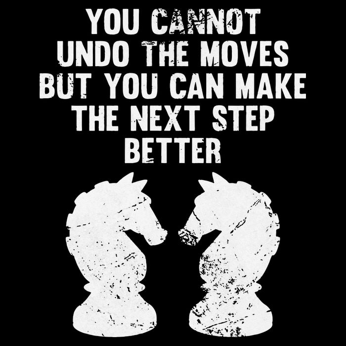 Chess Knight You Cannot Undo The Moves Chess Player Grunge Hoodie