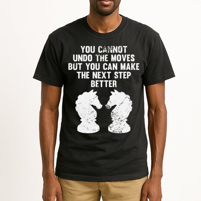Chess Knight You Cannot Undo The Moves Chess Player Grunge Tall T-Shirt