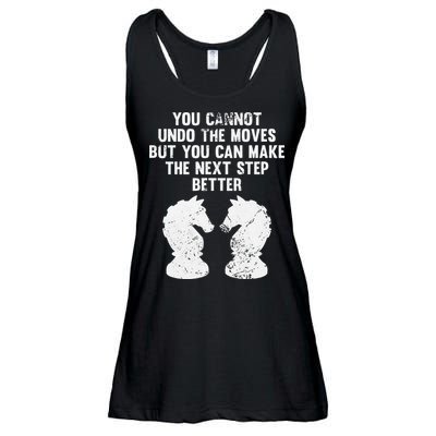 Chess Knight You Cannot Undo The Moves Chess Player Grunge Ladies Essential Flowy Tank
