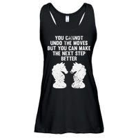 Chess Knight You Cannot Undo The Moves Chess Player Grunge Ladies Essential Flowy Tank