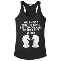 Chess Knight You Cannot Undo The Moves Chess Player Grunge Ladies PosiCharge Competitor Racerback Tank