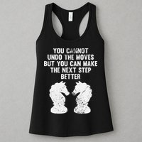 Chess Knight You Cannot Undo The Moves Chess Player Grunge Womens Tank Top