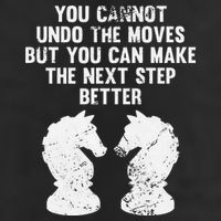 Chess Knight You Cannot Undo The Moves Chess Player Grunge Trucker Hat