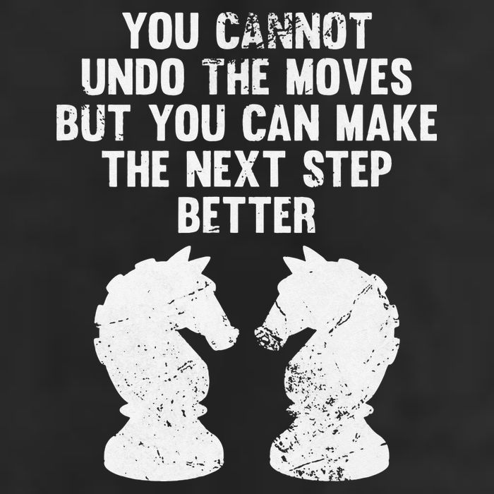 Chess Knight You Cannot Undo The Moves Chess Player Grunge Trucker Hat