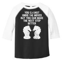 Chess Knight You Cannot Undo The Moves Chess Player Grunge Toddler Fine Jersey T-Shirt