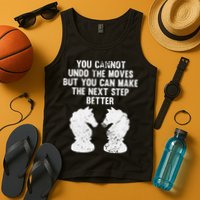 Chess Knight You Cannot Undo The Moves Chess Player Grunge Tank Top