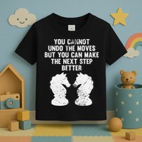 Chess Knight You Cannot Undo The Moves Chess Player Grunge Toddler T-Shirt