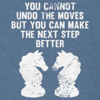 Chess Knight You Cannot Undo The Moves Chess Player Grunge Garment-Dyed Sweatshirt
