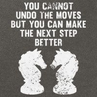 Chess Knight You Cannot Undo The Moves Chess Player Grunge Cotton Canvas Backpack