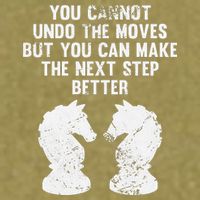 Chess Knight You Cannot Undo The Moves Chess Player Grunge Garment-Dyed Women's Muscle Tee