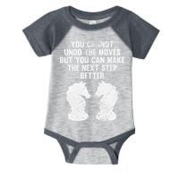 Chess Knight You Cannot Undo The Moves Chess Player Grunge Infant Baby Jersey Bodysuit
