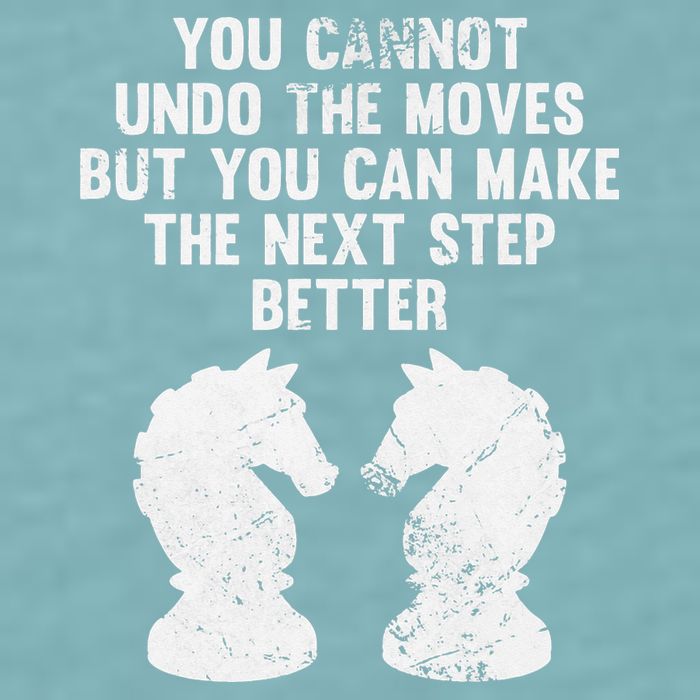 Chess Knight You Cannot Undo The Moves Chess Player Grunge Sueded Cloud Jersey T-Shirt