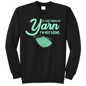 Crocheting Knitting Yarn Tall Sweatshirt