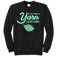 Crocheting Knitting Yarn Tall Sweatshirt