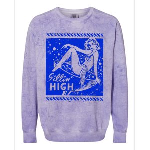 Cocktail Lounge 1950s Colorblast Crewneck Sweatshirt