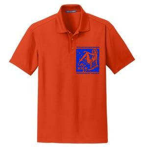 Cocktail Lounge 1950s Dry Zone Grid Polo