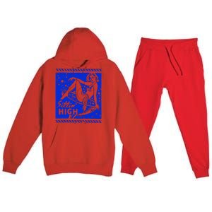 Cocktail Lounge 1950s Premium Hooded Sweatsuit Set