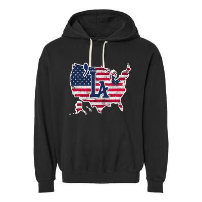 Comma La 2024 President Kamala Harris Garment-Dyed Fleece Hoodie