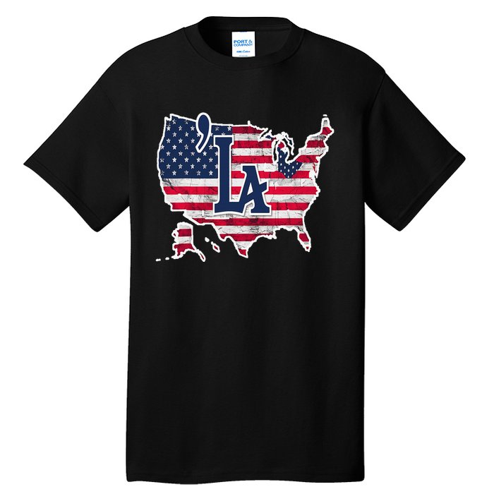 Comma La 2024 President Kamala Harris Tall T-Shirt