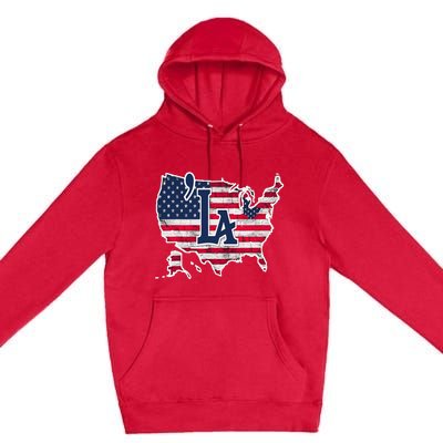 Comma La 2024 President Kamala Harris Premium Pullover Hoodie