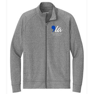 Comma La 2024 My Values Have Not Changed Stretch Full-Zip Cadet Jacket