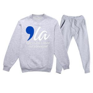 Comma La 2024 My Values Have Not Changed Premium Crewneck Sweatsuit Set