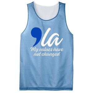 Comma La 2024 My Values Have Not Changed Mesh Reversible Basketball Jersey Tank