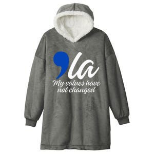 Comma La 2024 My Values Have Not Changed Hooded Wearable Blanket