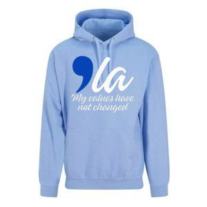 Comma La 2024 My Values Have Not Changed Unisex Surf Hoodie