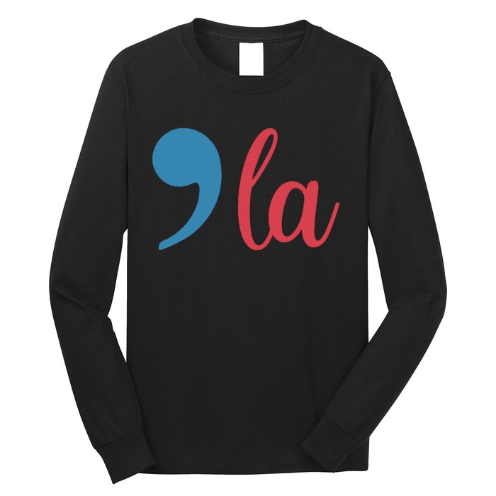 Comma La 2024 Funny Long Sleeve Shirt