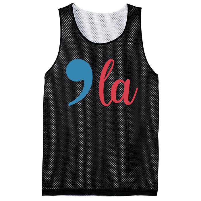 Comma La 2024 Funny Mesh Reversible Basketball Jersey Tank