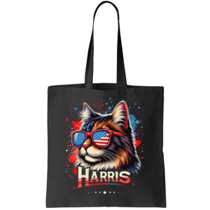 Cat Ladies 2024 Kamala Harris The Presidential Campaign Tote Bag