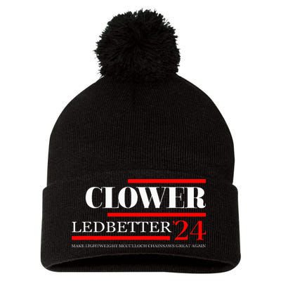 Clower Ledbetter 2024 Make Great Again Pom Pom 12in Knit Beanie