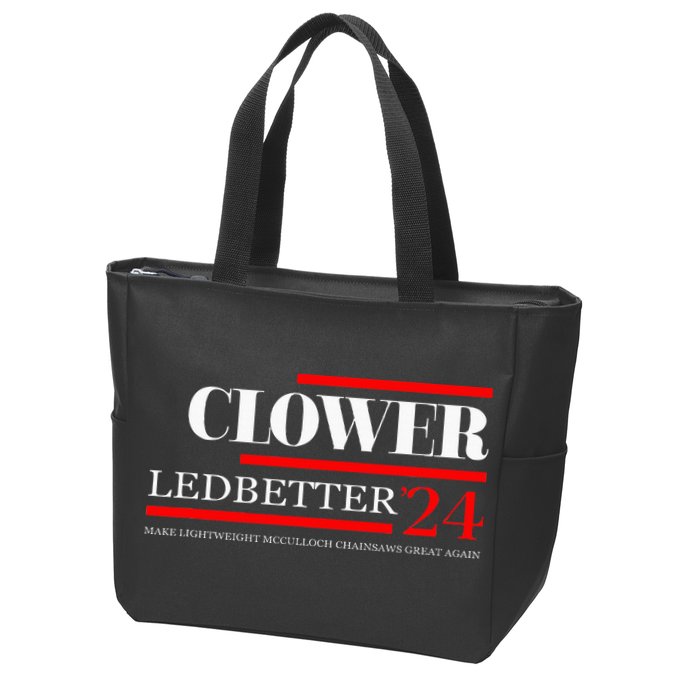 Clower Ledbetter 2024 Make Great Again Zip Tote Bag