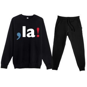 Comma + La 2024 Kamala Harris Premium Crewneck Sweatsuit Set