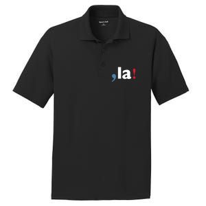 Comma + La 2024 Kamala Harris PosiCharge RacerMesh Polo