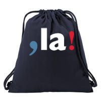 Comma + La 2024 Kamala Harris Drawstring Bag