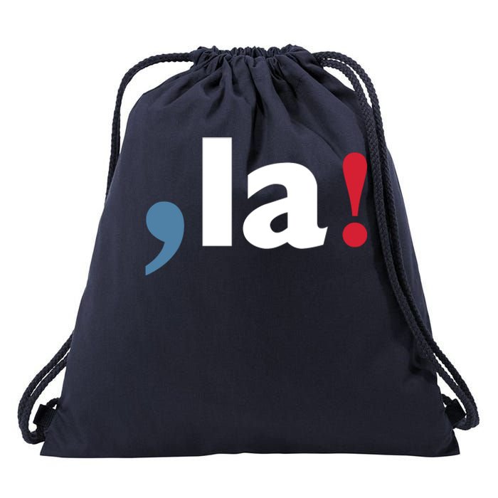 Comma + La 2024 Kamala Harris Drawstring Bag