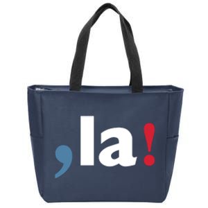 Comma + La 2024 Kamala Harris Zip Tote Bag