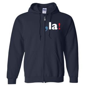 Comma + La 2024 Kamala Harris Full Zip Hoodie