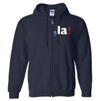 Comma + La 2024 Kamala Harris Full Zip Hoodie