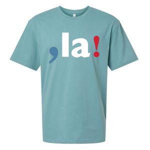 Comma + La 2024 Kamala Harris Sueded Cloud Jersey T-Shirt