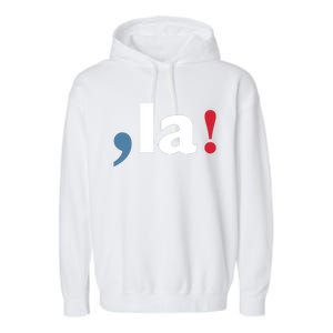 Comma + La 2024 Kamala Harris Garment-Dyed Fleece Hoodie