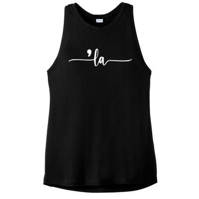 Coma La 2024 Ladies PosiCharge Tri-Blend Wicking Tank