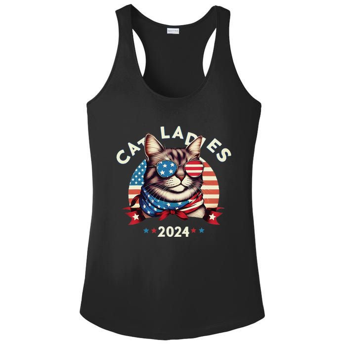 Cat Ladies 2024 The Presidential Campaign Kamala Harris 2024 Ladies PosiCharge Competitor Racerback Tank