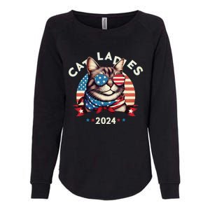 Cat Ladies 2024 The Presidential Campaign Kamala Harris 2024 Womens California Wash Sweatshirt