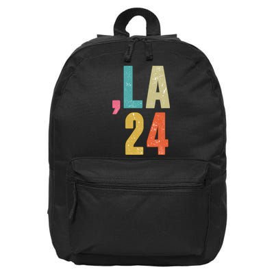 Comma La 24 Kamala 2024 Fun Retro Style 16 in Basic Backpack