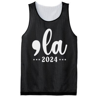 Comma La 24 Kamala Harris Madam President Mesh Reversible Basketball Jersey Tank