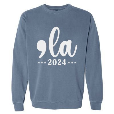 Comma La 24 Kamala Harris Madam President Garment-Dyed Sweatshirt